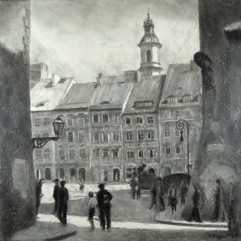 Projekt Renesans Warszawy old town market square med